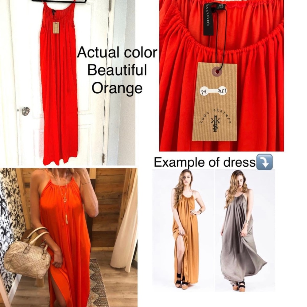 Knot Sisters Long Maxi Dress NEW